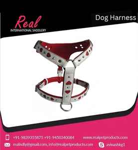 Premium Corduroy Pet Harness Soft Padded <b>Collar</b> with Colorful Decorations Leather-Accented <b>Dog</b> & Cat Harness - Product Image 2