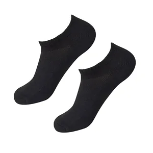 Girl's Black Nylon <b>Ankle</b> <b>Socks</b> Breathable Warm Knitted Custom Printed Striped Light Disposable for Daily Use for Summer Spring - Product Image 1