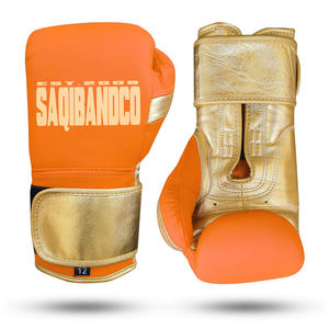 Guantes de boxeo de gran oferta hechos de cuero de primera calidad en colores y diseños personalizados sin logotipo Punzonado de entrenamiento - Product Image 1