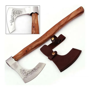 เหล็กหัตถกรรมคุณภาพสูงระหว่างประเทศแกนไวกิ้งเหล็กใบมีดยาวพร้อมด้ามจับไม้ที่ทนทานการออกแบบที่นิยมในสีต่างๆ - Product Image 2