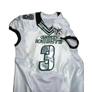 Nouvel arrivage d'uniforme de football américain pour hommes, maillot personnalisé léger à manches courtes, respirant, nouveau style, couleur unie - Product Image 2