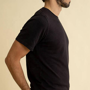 เสื้อยืดผู้ชายป่านเสื้อยืดผู้ชายผ้าปอแขนสั้นออร์แกนิกเป็นมิตรต่อสิ่งแวดล้อม - Product Image 4