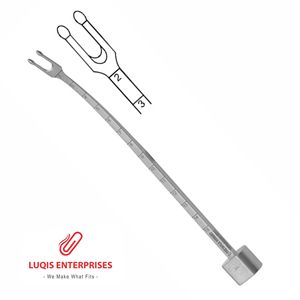 Osteotome nasal Obwegeser légèrement courbé, instrument chirurgical ORL, acier inoxydable de qualité médicale - Product Image 1