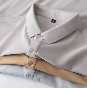 Chemises pour hommes en gros, t-shirts de haute qualité, options grandes tailles, 3 boutons, tricotés, brodés, 100% coton, respirants, séchage rapide - Product Image 2