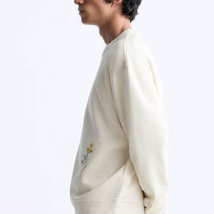 Nouveauté, vente directe d'usine, sweat-shirts pour hommes, hiver, couleur unie, haute qualité, broderie personnalisable - Product Image 3