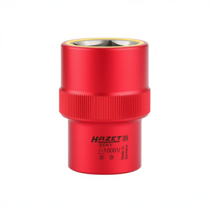 Hazet 6-Point Hexagonal Square 1/2'' <b>Socket</b> with Traction Profile 1000V Protective Insulation - Product Image 3