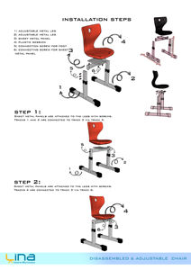 Adjustable Height Durable Modern Plastic <b>Swivel</b> <b>Chair</b> for School and Outdoor Use - Product Image 4