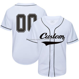 Uniforme de Béisbol para Adultos al Mejor Precio, Sublimación Completa, Transpirable, Personalizado, 100% Poliéster, Cuello en V, Alta Calidad - Product Image 6