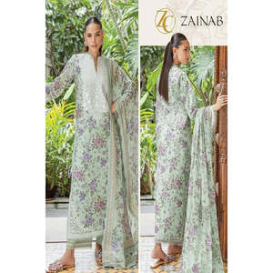 ชุดสูทผู้หญิง Zainab Chottani '25 Tahra Lawn Collection รุ่น AMERE-D9 มี 2 สี รหัสสินค้า TC-1473 - Product Image 2