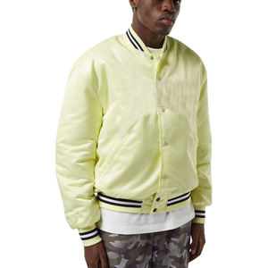 Top Tendance Hommes Satin Varsity Veste Sur Mesure Vente Chaude Haute Qualité Veste avec Prix de Gros Bomber Veste pour homme - Product Image 6