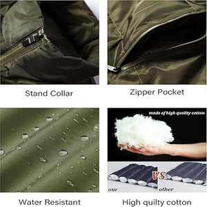 Veste d'hiver personnalisée pour hommes col montant vêtements d'extérieur décontractés manteaux de haute qualité veste rembourrée pour hommes fabriqué par robe de sport - Product Image 5