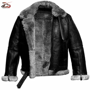 Veste en cuir de style européen pour hommes personnalisable OEM veste de motard motard d'hiver de grande taille respirante nouveau Pakistan - Product Image 3