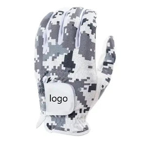 Guantes de golf coloridos de cuero transpirables y cómodos al por mayor guantes de golf lisos de alta calidad piel de oveja - Product Image 6