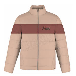 Comfortable Men Puffer Jacket With Thick <b>Padding</b> Ideal Puffer Jacket For Outdoor Winter <b>Walks</b> And Trips - Product Image 1