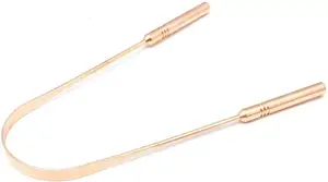 Limpiador de lengua Cobre Ecológico en forma de U Limpiador de lengua de cuidado bucal plano con logotipo personalizado disponible al mejor precio - Product Image 5