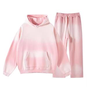 Fabricant en gros Fabricant unisexe survêtement sweat-shirt et pantalon de survêtement ensemble coton uni bouffant imprimé survêtements personnalisés pour hommes - Product Image 1