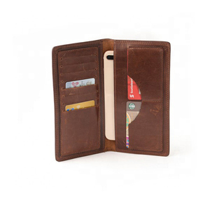 Carteras de hombre de negocios Cartera larga de cuero PU sólido Monederos de efectivo Carteras estándar casuales Hombre - Product Image 1