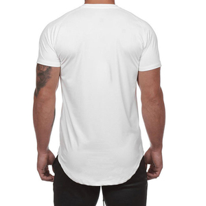 Vente en gros sportif écologique imprimé bambou Compression Gym Wear T-shirts pour hommes en polyester/coton T-shirt à la mode - Product Image 5