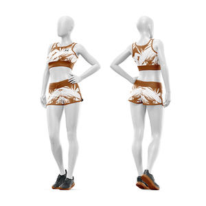 Custom Printed High Quality Lightweight Breathable Women Yoga Gym Set Custom Seamless High Waist Shorts High Support <b>Sports</b> <b>Bra</b> - Product Image 6