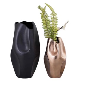 Table Decoration Aluminum Flower <b>Vase</b> Latest & Bottle Design Metal Copper Flower <b>Vase</b> Modern & Attractive Iron Brass Flower Vas - Product Image 4