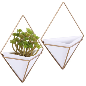 Maceta colgante de Metal decorativa para balcón, cuencos dorados, macetas, decoraciones de interior, macetas modernas de estilo de lujo para el hogar - Product Image 3