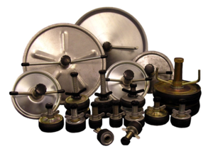 Petrosystem New Italian-Made Premium Quality Stainless Steel Test <b>Plugs</b> DN=16" (400mm) Central Wingnut Single <b>Rubber</b> Seal - Product Image 2