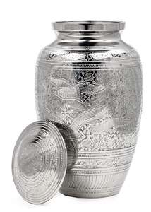 Royal luxuries ขี้เถ้าโลหะคุณภาพสูงโกศดีไซน์แฟนซีสำหรับมนุษย์และสัตว์เลี้ยงผลิตในอินเดีย - Product Image 3