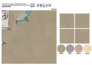 Azulejos de Porcelana Esmaltada de Primera Calidad Win 323 600x600mm, Diseño Moderno, Antibacterianos, Antideslizantes, para Pisos/Paredes de Escuelas - Product Image 2