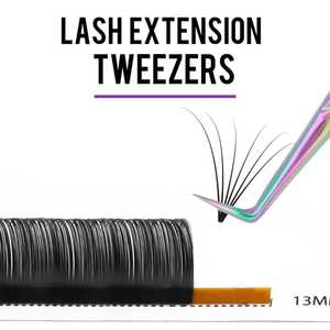 Pinzas de Acero Inoxidable para Extensión de Pestañas y Cejas de Marca Privada, Herramienta de Manicura con Punta Puntiaguda para un Uso Preciso y Fácil - Product Image 6