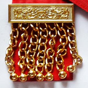 Tabliers maçonniques Regalia Full Dress Master Mason Craft Colliers de rang provincial et tabliers d'officiers en cuir de haute qualité - Product Image 5