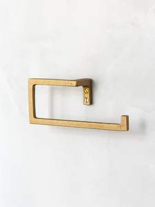 Porte-papier toilette en fer de qualité supérieure pour collection d'accessoires de salle de bain haut de gamme avec cadre en métal robuste - Product Image 6