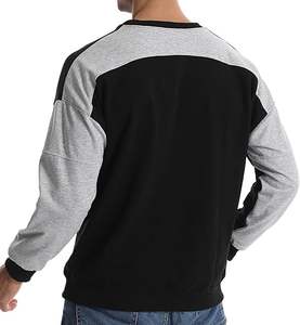 Invierno Fleece Regular Fit Sólido Impresión digital Liso Teñido Nuevo estilo Logotipo personalizado Tallas grandes EE. UU. Sudaderas para hombres - Product Image 4