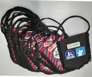 Logotipo personalizado impresión tela de satén de doble cara Mini fútbol bandera banderines sublimación categoría de producto banderas - Product Image 6