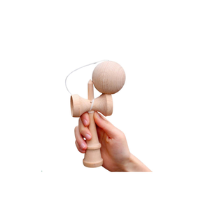 Juguete de madera clásico japonés Kendama, juego de habilidad tradicional que mejora la destreza, el equilibrio y la concentración para todas las edades - Product Image 4