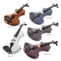 Professional Grade Sound Quality Electric Violin Solid Spruce 4/4 Student Electric Violin