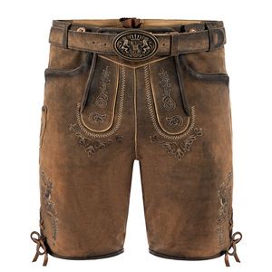 กางเกงขาสั้นบาวาเรียสำหรับผู้ชายชุดลำลองเข้ารูปแบบดั้งเดิมปรับแต่งได้ล่าสุด - Product Image 3