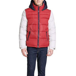 Active <b>Men</b> Winter Bubble <b>Jacket</b> Insulated Padded Breathable <b>Lightweight</b> Outerwear Front Reversible Eco-Friendly Polyester/Nylon - Product Image 3
