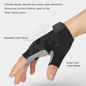OEM Custom Service Reasonable Price Latest Style Half Finger Winter Cycling <b>Gloves</b> High Quality Non-Slip Windproof Low Price - Product Image 3