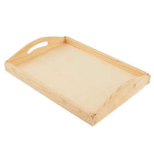 Nueva bandeja redonda de madera de alta calidad para servir en el hogar y el hotel Elegante plato de madera para servir platos - Product Image 4