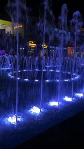 ไฟน้ำพุ LED เกรดพรีเมี่ยมพร้อมหลอดเดียวและ RGB 3วัตต์/9วัตต์ IP68ได้คะแนนหรี่แสงได้4 "DIA nozzle - Product Image 5