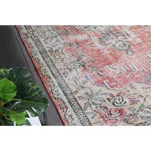 Tapis turc, grand tapis de 5,4 x 9 pieds, tapis vintage en laine persane rouge - Product Image 3