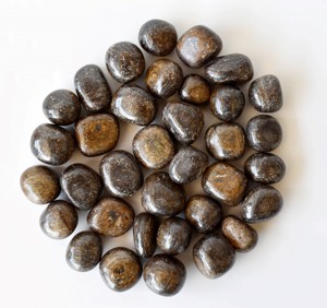 Decoración Navideña, Piedra de Bronzita de Alta Calidad de Color Marrón, 1 kg de Piedras Pulidas, Feng Shui, Origen India - Product Image 6
