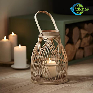 Elevación de espacios de vida con RATTAN BAMBOO LANTERN CHANDELIERS Decoración del hogar de alta calidad Restaurante Resort Garden - Product Image 5