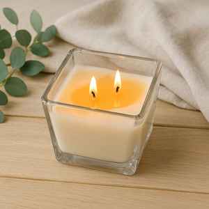 Ramadan Eid <b>Amber</b> Glass <b>Jar</b> Soy Wax Scented <b>Candle</b> Home Decoration Aromatherapy Gift Long Burning Luxury Wholesale 2026 New Item - Product Image 2
