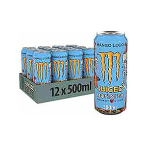 Monster Energy Drink Mangue Loco Expérience fruitée et énergisante Infusée de caféine Emballé dans une bouteille en vrac - Product Image 1