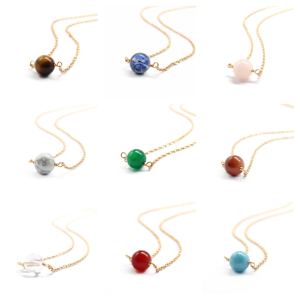 925 Silver Round Ball <b>Rose</b> <b>Quartz</b> Gemstone <b>Necklace</b> - Handmade Charm <b>Necklace</b> Jewelry Wholesale - Product Image 2