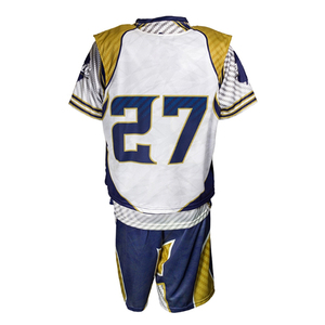 Precio al por Mayor, el Mejor Servicio OEM de Moda Personalizada, Uniforme y Jersey de Lacrosse de Malla con Orificios para Hombre, Sublimación Económica Personalizada - Product Image 3