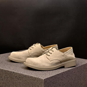 Chaussures décontractées légères avec semelle absorbant la transpiration et structure flexible, chaussures de tous les jours pour hommes, chaussures en cuir - Product Image 3
