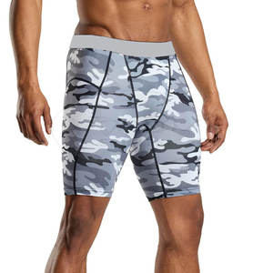 Pantalones Cortos de Compresión con Estampado de Camuflaje para Hombre, Ropa Deportiva Transpirable y Elástica para Gimnasio, Running y Entrenamiento - Product Image 3