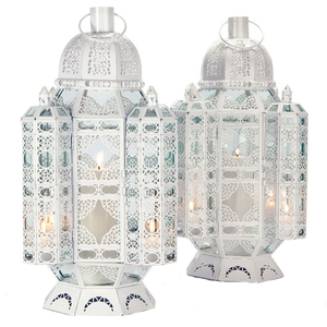 Tricolor Moroccan <b>Lantern</b> High Quality Handmade Designer Wholesale Candle Holder Best Selling Designer Luxury <b>Metal</b> <b>Lantern</b> - Product Image 3
